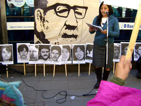 Homenaje a los Chilenos detenidos-desaparecidos
